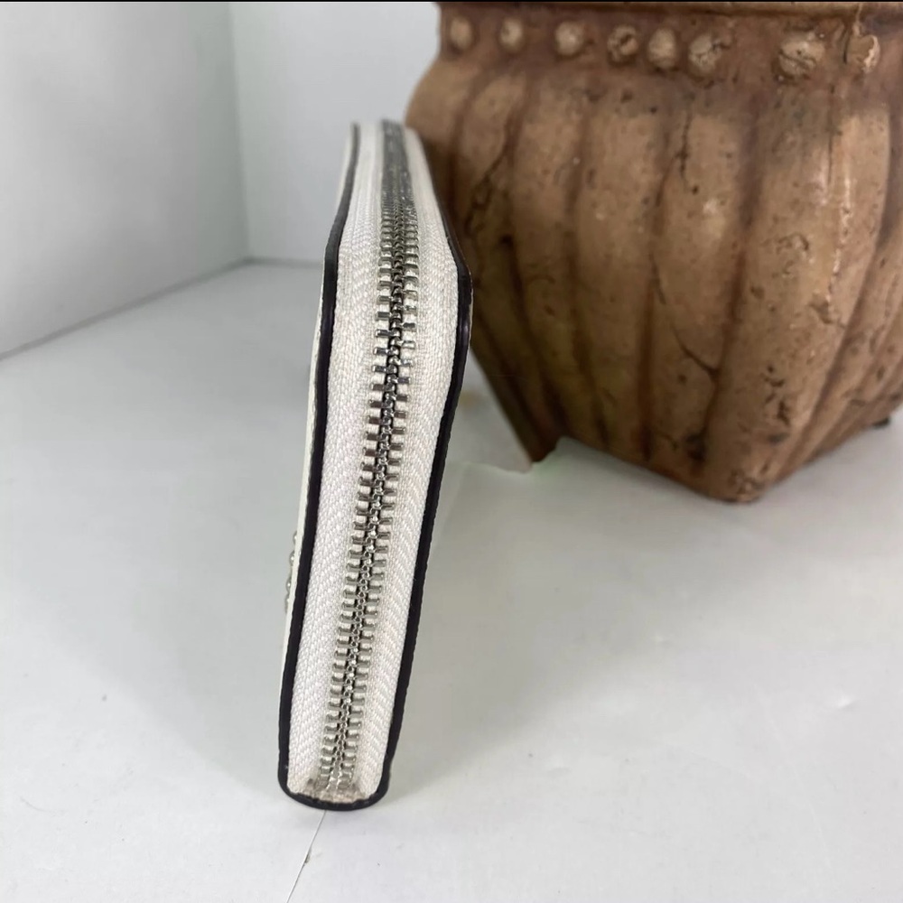 Coach Heart Bandana Rivets wallet Crossgrain leather - Picture 5 of 9